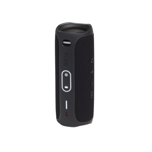JBL Flip 5 - Black Matte - Portable Waterproof Speaker - Back image number null